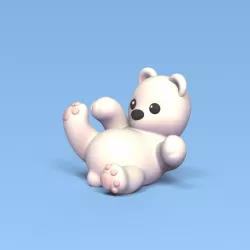 Polar Bear Lying