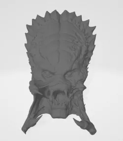 PREDATOR WOLF HEAD 3D MODEL LIFESIZE COSPLAY COLLECTION