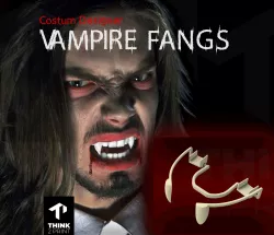 print-in-place - VAMPIRE CANINE FOR HALLOWEEN - NOSFERATU-Dracula- fangs