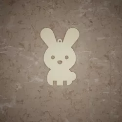 Rabbit Rabbit Key Chain Key Ring