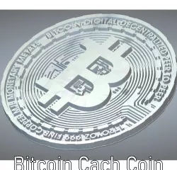 real bitcoin cripto currency digital gold d56 mm b-02 3d-print and cnc