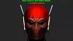 Red Death Batman Mask - Flash Mask - DC Comics 3D print model
