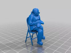 Remix of Fisk400's Bernie with Chair Added