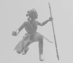 Rey with Quarterstaff