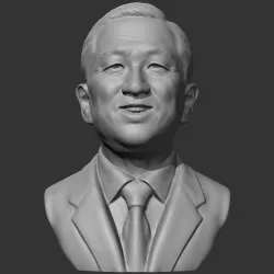 Roh Tae-woo 3D print model