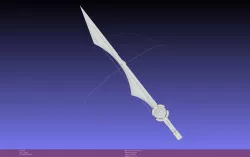 RWBY Penny Floating Array Sword Printable Assembly