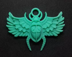 scarab bas-relief