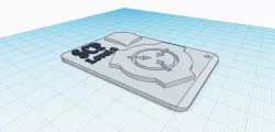 SCP Foundation Coaster and Access Card