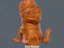 Sick Minion (Easy print no support)