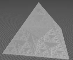 Sierpiński pyramid order 8