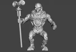 SKELETOR LASER LIGHT MOTU VINTAGE ACTION FIGURE (COMPLETE)