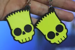 Skull bart simpson