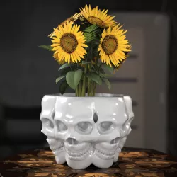 Skulls Vase