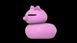 Sleeping Piggy (bath toy)