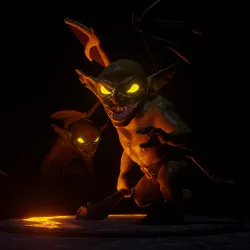 small winged demon