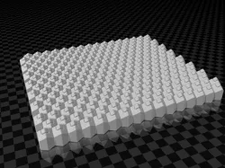 solid smooth cube surface  for paneling