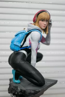 Spider-Gwen Fan Art Statue 3d Printable