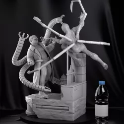 Spider man Diorama 3D print model