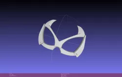 Spider Man PS4 Black Cat Mask Model