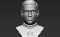 Spider-Man Tobey Maguire bust 3D printing ready stl obj formats