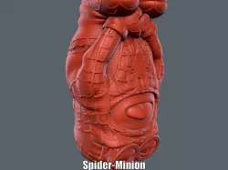 Spider-Minion & Keychain (Easy print no support)