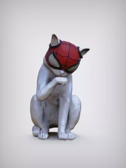 SpiderCat - Miles Morales spiderman