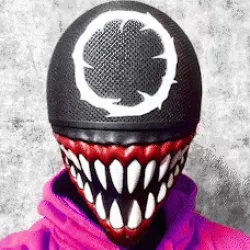 Squid Game Mask - Soldier Venom Mask Fan Art