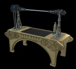 Star Wars Jabba the Hutt's bbq Grill/Rotisserie for 3.75" figure Dioramas