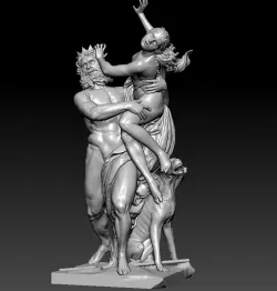 Statue of Pluto and Persephone