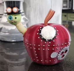 SteamPunk Apple Keepsake Box