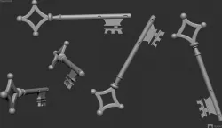STL 3d file of The Basement Key from Attack on Titan - Shingeki no Kyojin - Eren Grisha Yeager