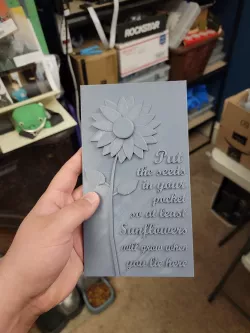 Sunflower Seeds Plaque