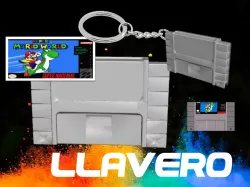 SUPER NINTENDO KEYCHAIN
