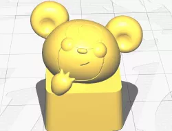 Teddiursa Keycap 3d print