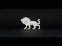 Text Flip - Lion