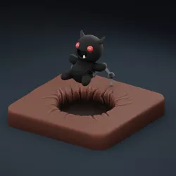 The Binding of Isaac "Little Horn" ACTION FIGURE