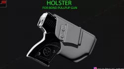 The Holster for Bond Pullpup Gun 3D print model