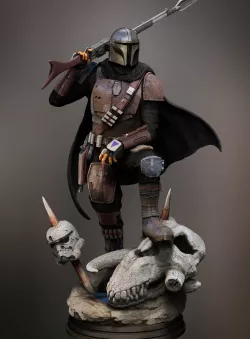 The Mandalorian classic armor Din Djarin 3d printing star wars 3D print model