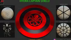 The Shield Hydra captain America - Hail Hydra - Marvel comics