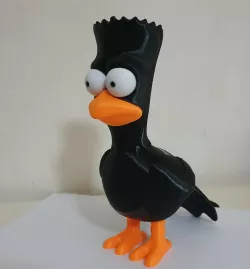 The simpsons Raven Bart