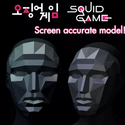 The Squid Game mask Screen 100% accurate