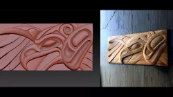 ThunderBird Carved Panel