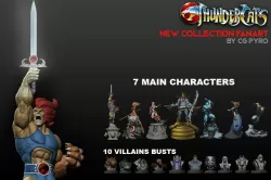 Thundercats collection STL fgiles 3d printing by CG Pyro fanarts