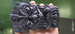 Tiki mask cigarette case