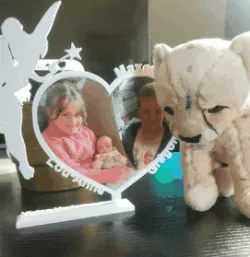 Tinkerbell Heart Frame