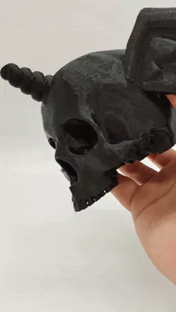 Unicorn Skull