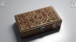V-Carved Reactangular Jewelry Box - Files for CNC and 3D Printer