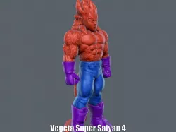 Vegeta Super Saiyan 4 (Easy print and Easy Assembly)