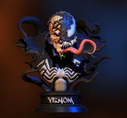 VENOM BUST FAN ART