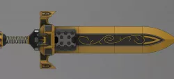 Wahammer 40k Custodes flame sword
